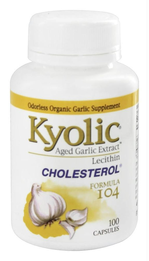 Kyolic: Aged Garlic Extract Lecithin Cholesterol Formula 104, 100 Capsules