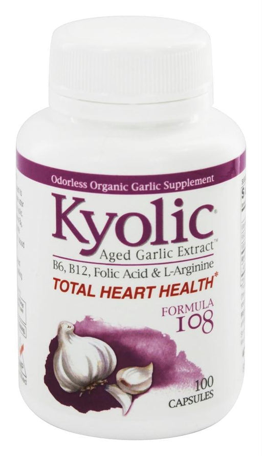 Kyolic: Aged Garlic Extract Total Heart Health Formula 108, 100 Capsules