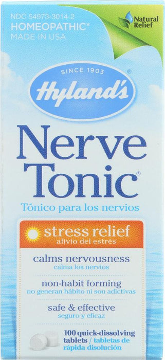 Hyland's: Nerve Tonic Stress Relief, 100 Tablets