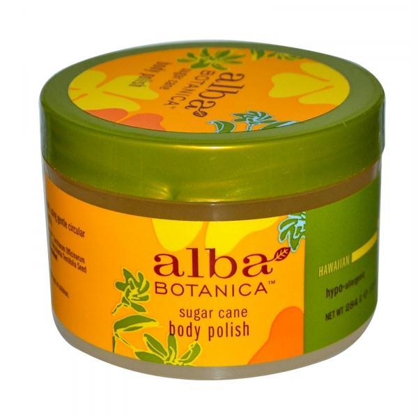 Alba Botanica: Hawaiian Body Polish Smoothing Sugar Cane, 10 Oz