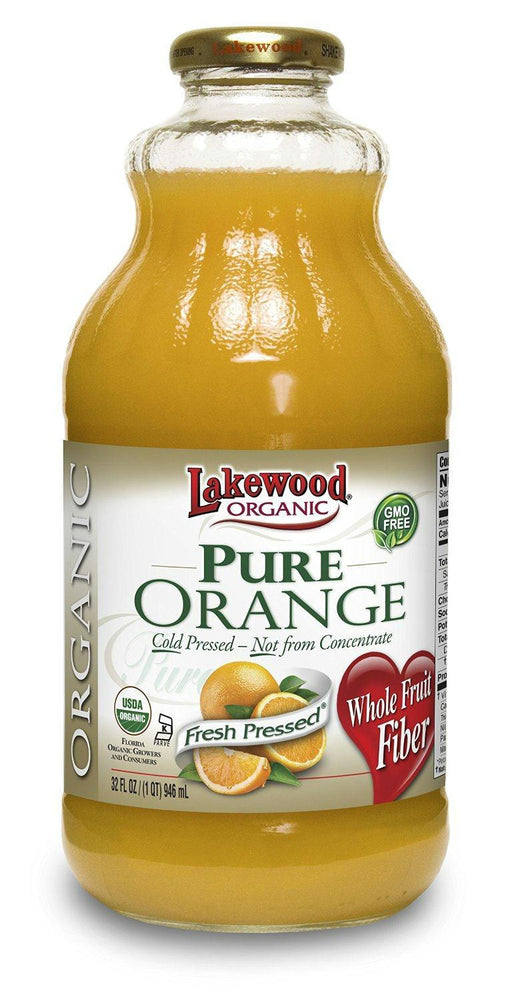 Lakewood Organic: Pure Orange Juice, 32 Oz