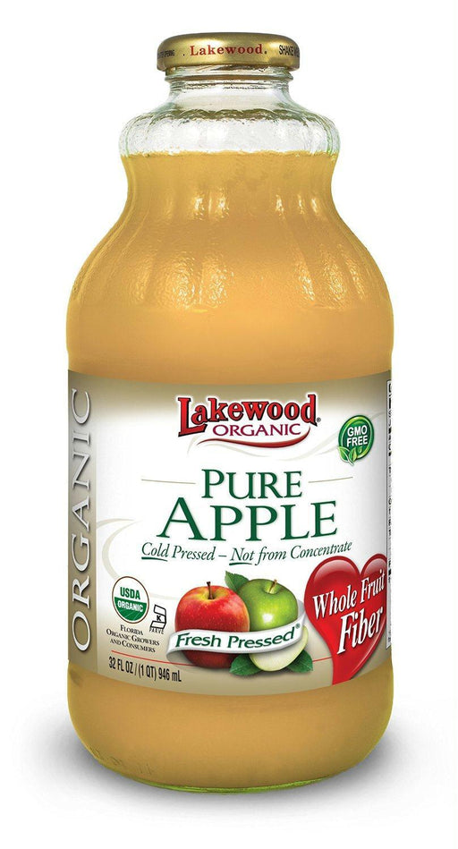 Lakewood Organic: Pure Unfiltered Apple Juice, 32 Oz