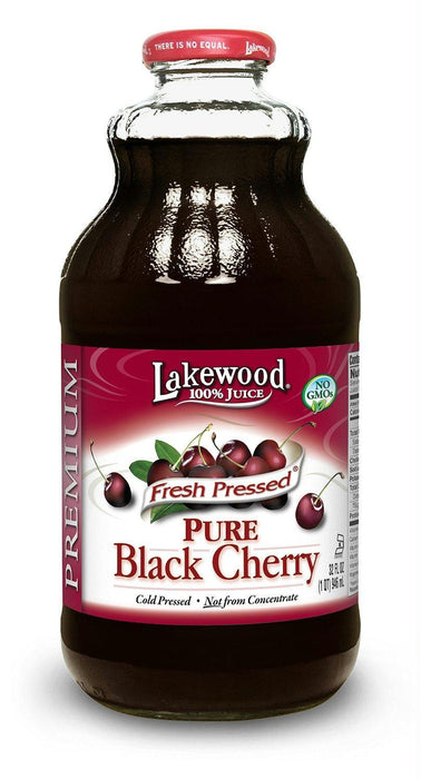 Lakewood: Juice Premium Pure Black Cherry, 32 Oz