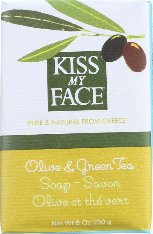 Kiss My Face: Bar Soap Olive & Green Tea, 8 Oz