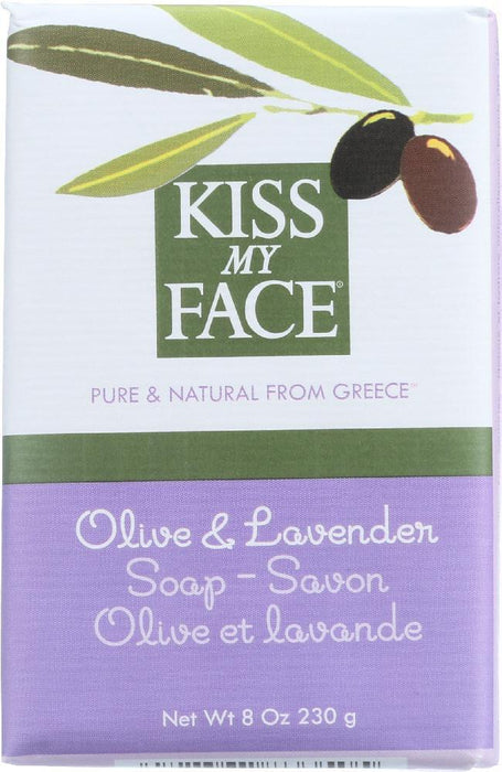 Kiss My Face: Olive & Lavender Soap Bar, 8 Oz