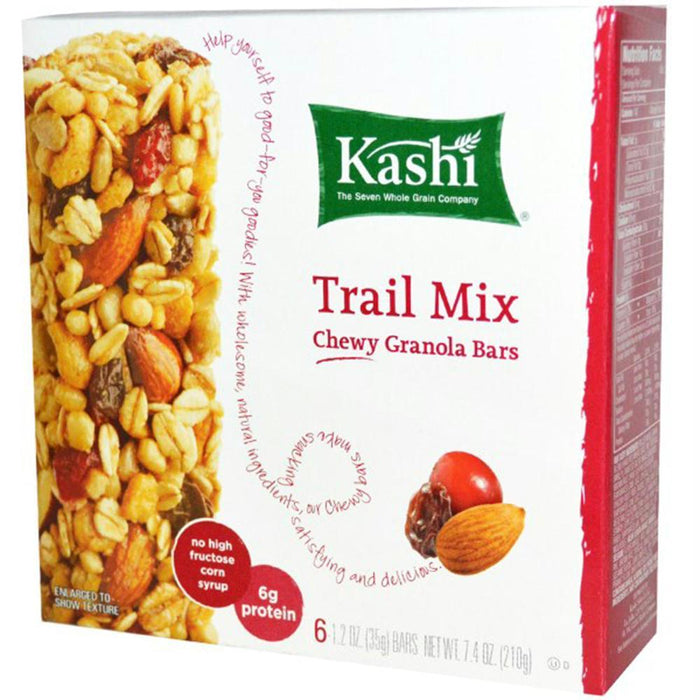 Kashi: Chewy Granola Bars Trail Mix 6 Bars 7.4 Oz