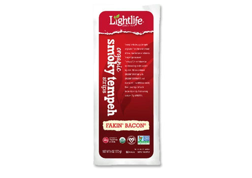 Lightlife: Organic Smoky Tempeh Strips Fakin' Bacon, 6 Oz