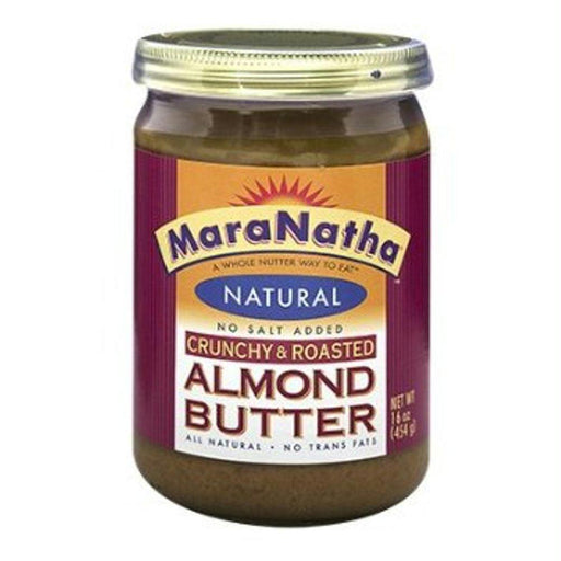 Maranatha: Roasted Crunchy Almond Butter No Salt, 16 Oz