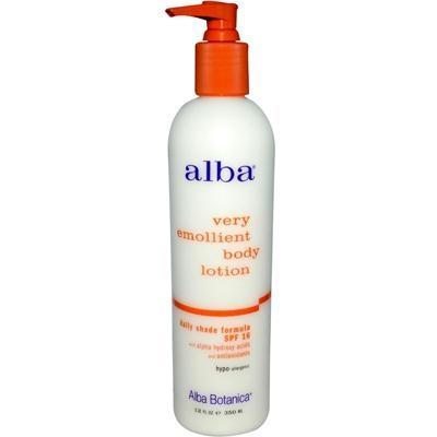 Alba Botanica: Very Emollient Body Lotion Daily Shade Formula Spf 15, 12 Oz