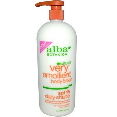 Alba Botanica: Very Emollient Body Lotion Daily Shade Spf 15, 32 Oz