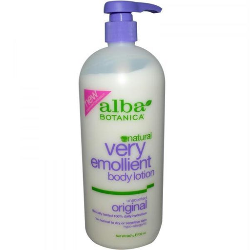 Alba Botanica: Very Emollient Body Lotion Unscented Original, 32 Oz