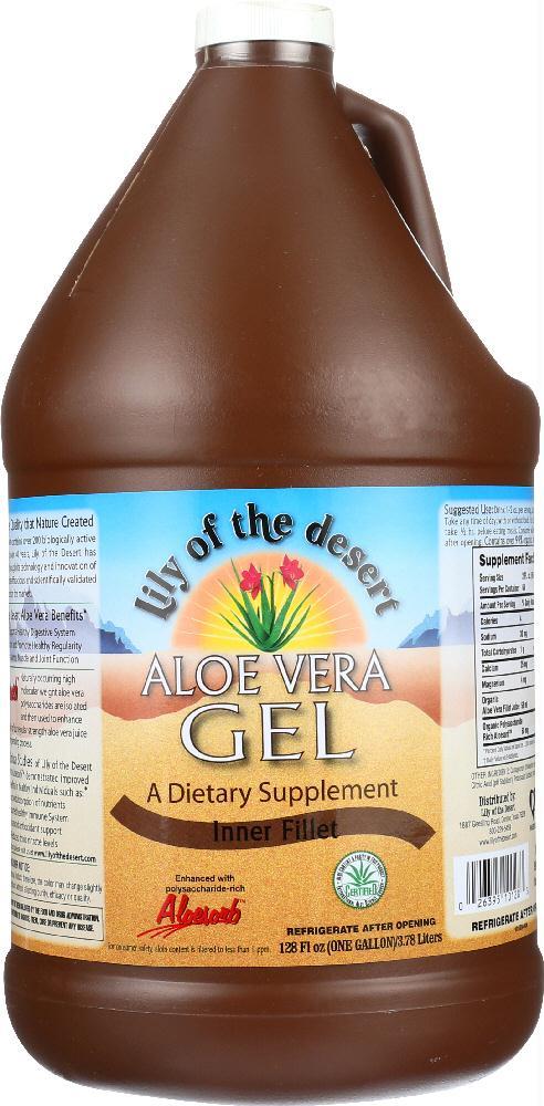 Lily Of The Desert: Aloe Vera Gel Inner Fillet, 128 Oz