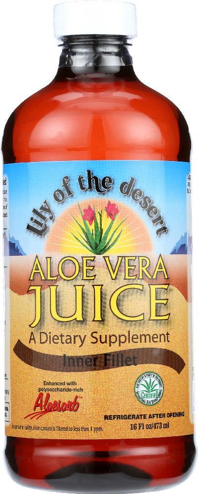 Lily Of The Desert: Aloe Vera Juice Inner Fillet, 16 Oz