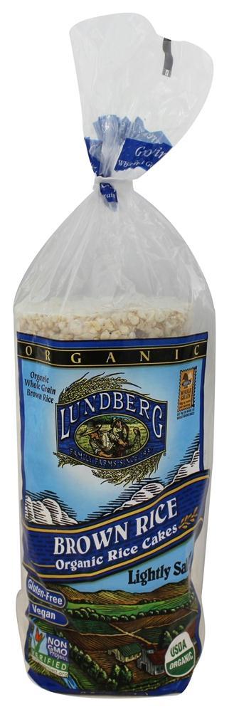 Lundberg: Organic Brown Rice Cakes Lightly Salted, 8.5 Oz