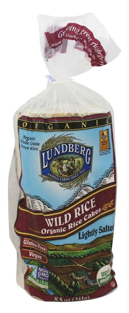 Lundberg: Wild Organic Rice Cakes Lightly Salted, 8.5 Oz