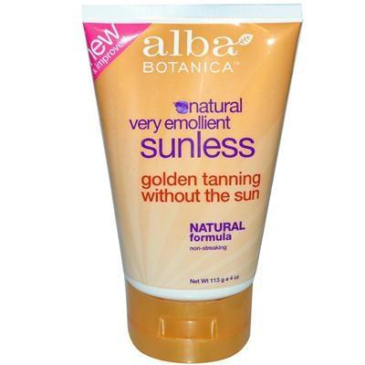 Alba Botanica: Natural Very Emollient Sunless Tanning Lotion, 4 Oz