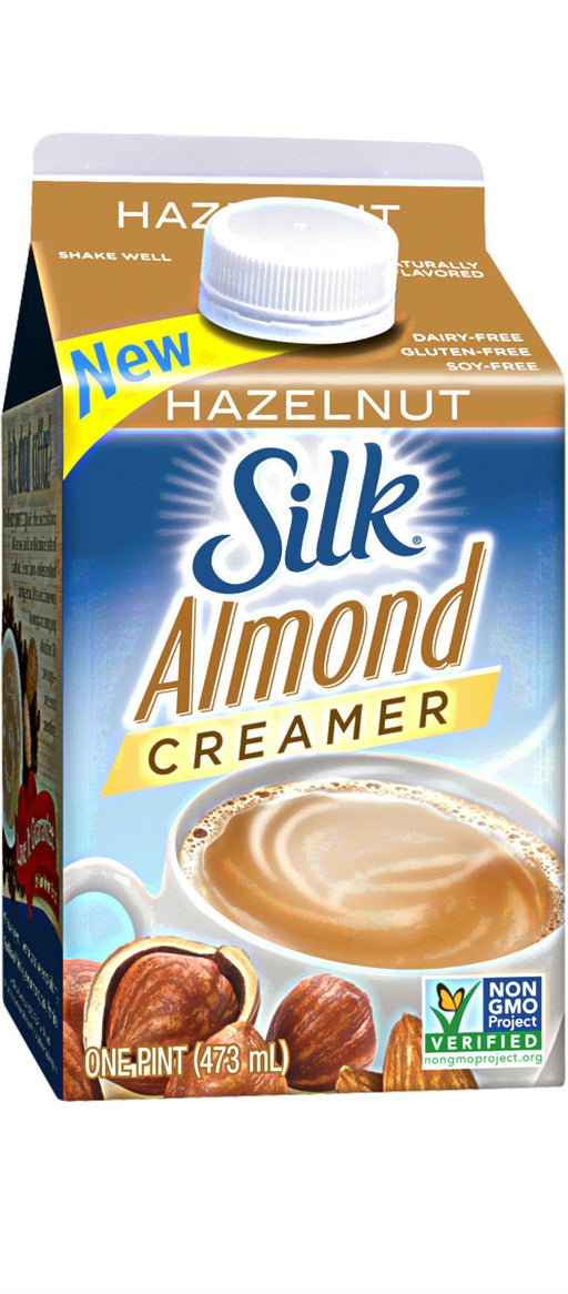 Silk: Soymilk Creamer Hazelnut, 16 Oz