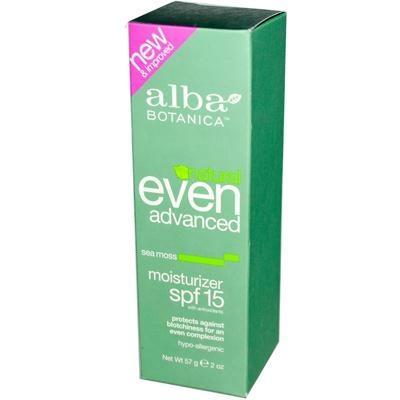 Alba Botanica: Even Advanced Moisturizer Spf 15 Sea Moss, 2 Oz