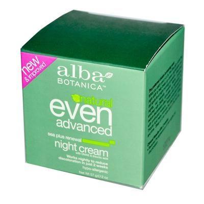 Alba Botanica: Even Advanced Sea Plus Renewal Night Cream, 2 Oz