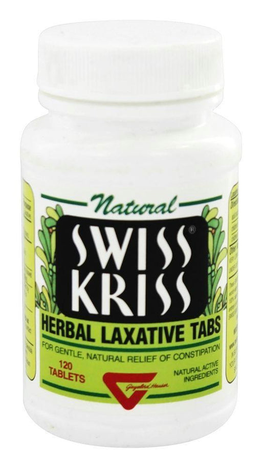 Swiss Kriss: Herbal Laxative Tabs, 120 Tablets