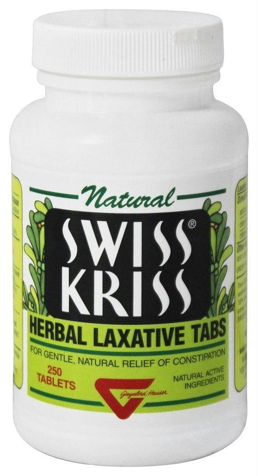 Swiss Kriss: Herbal Laxative Tabs, 250 Tablets