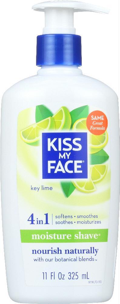 Kiss My Face: Moisture Shave Key Lime, 11 Fl Oz