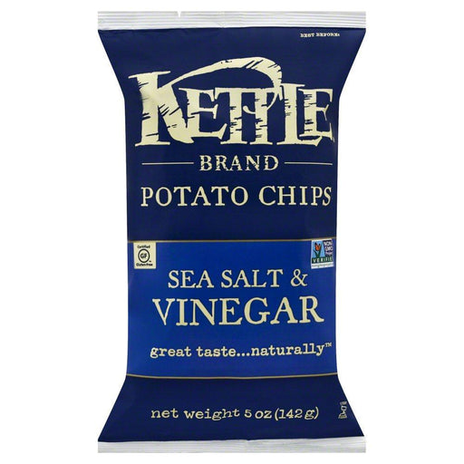 Kettle Brand: Potato Chips Sea Salt & Vinegar, 5 Oz