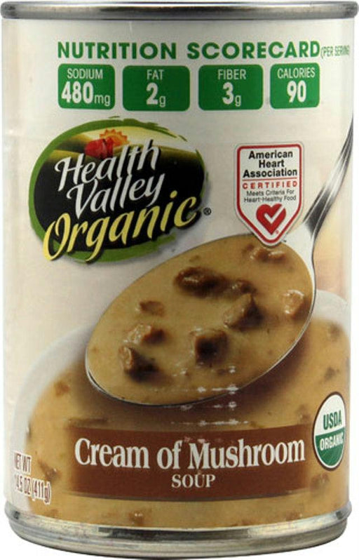 Health Valley Organic: Cream Of Mushroom Soup, 14.5 Oz