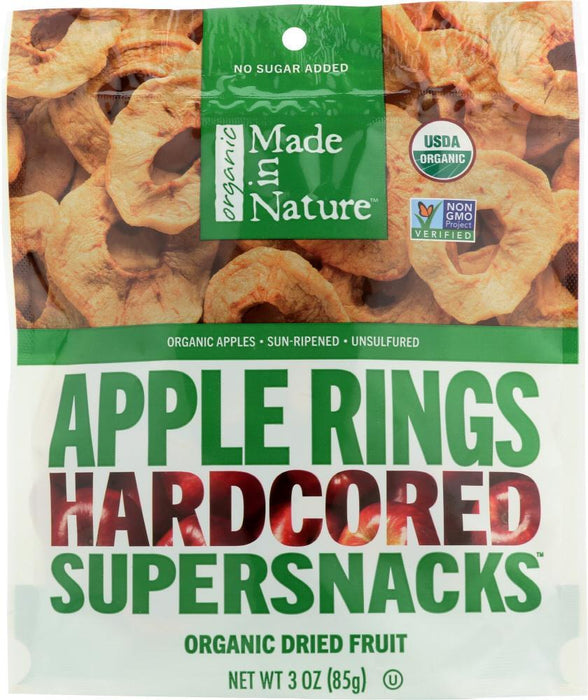 Made In Nature: Organic Apple Pieces, 3 Oz