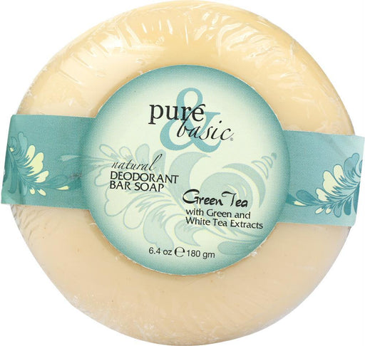 Pure & Basic: Soap Bar Green Tea (6.400 Oz)