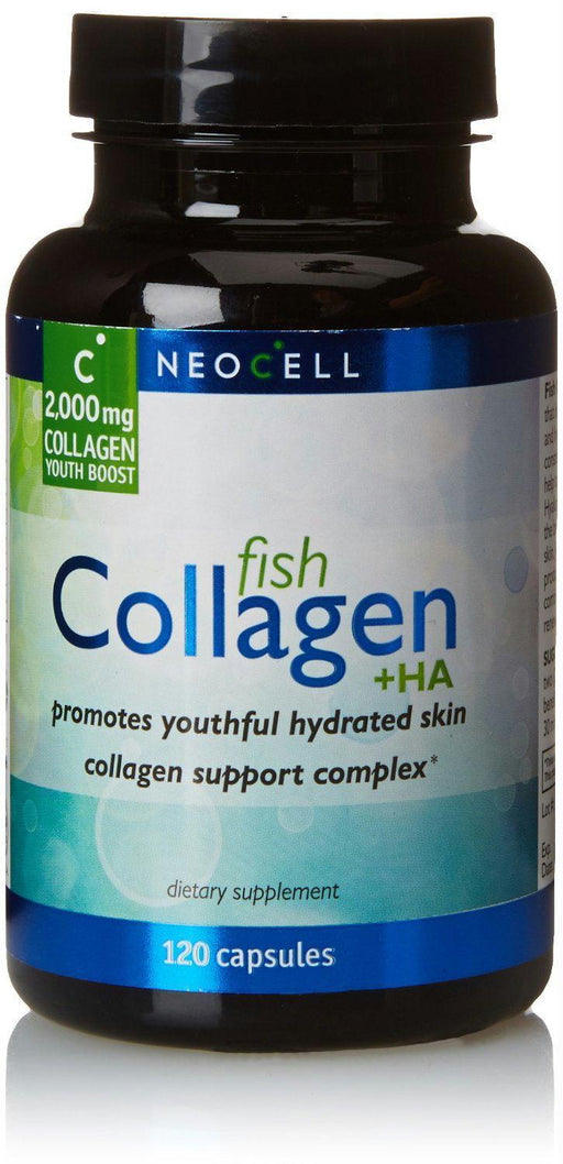 Neocell: Fish Collagen Plus Ha 2000 Mg, 120 Capsules