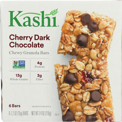 Kashi: Chewy Granola Bars Cherry Dark Chocolate, 7.4 Oz