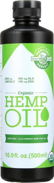 Manitoba Harvest: Organic Hemp Seed Oil, 16.9 Oz