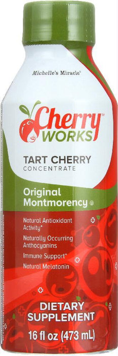 Cherry Works: Original Tart Montmorency Cherry Concentrate, 16 Oz