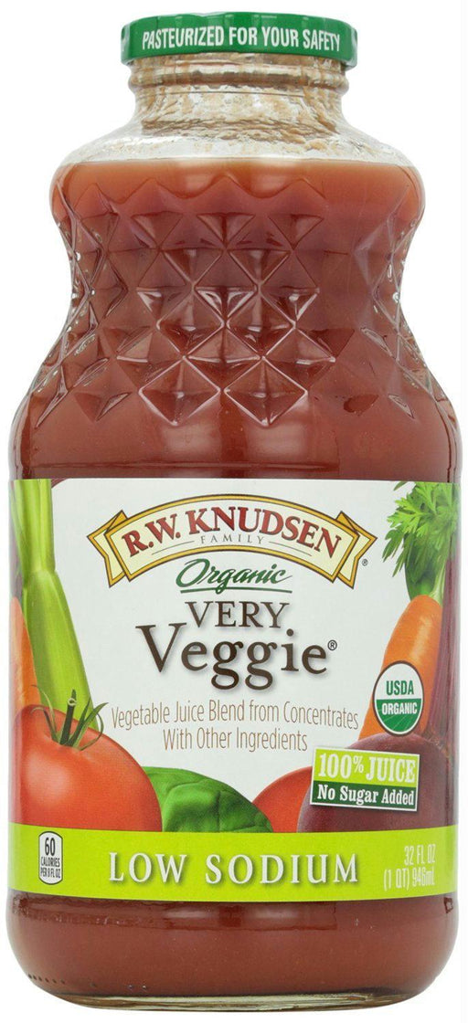 R.w. Knudsen: Organic Low Sodium Very Veggie Juice, 32 Oz