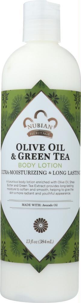 Nubian Heritage: Lotion Body Olv&grn Tea (13.000 Oz)