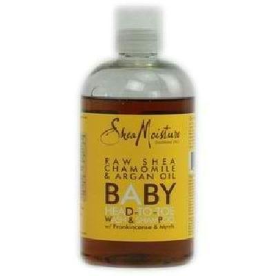 Shea Moisture: Baby Head-to-toe Wash & Shampoo Raw Shea Chamomile & Argan Oil, 12 Oz