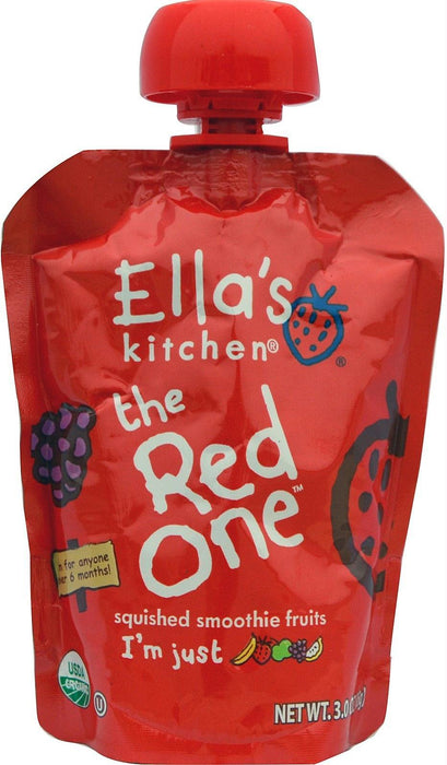 Ella's Kitchen: The Red One Squished Smoothie Fruits, 3 Oz