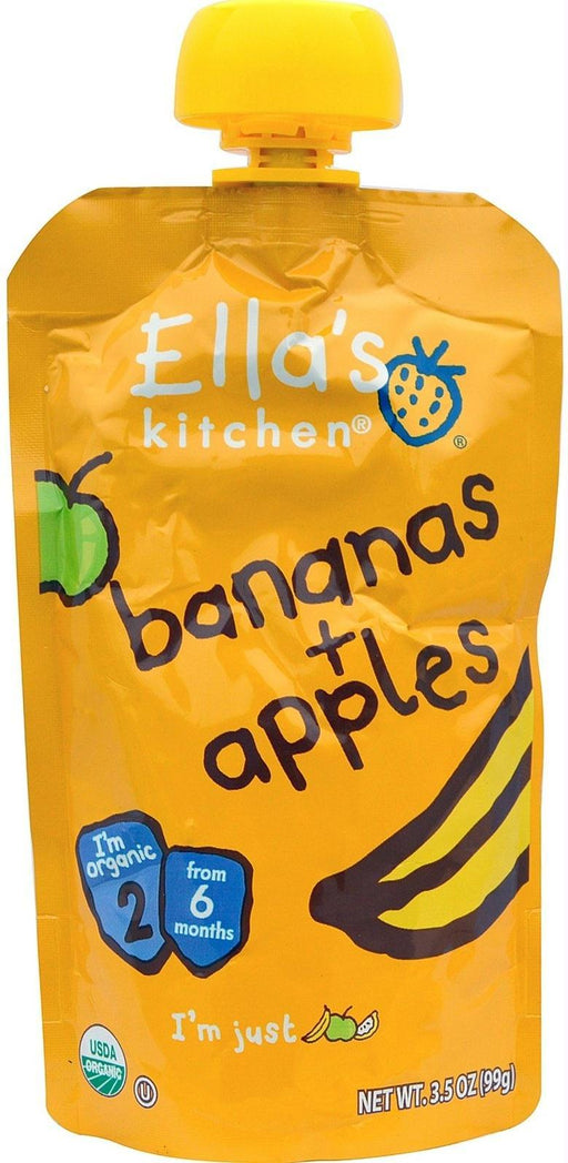 Ella's Kitchen: Bananas + Apples, 3.5 Oz