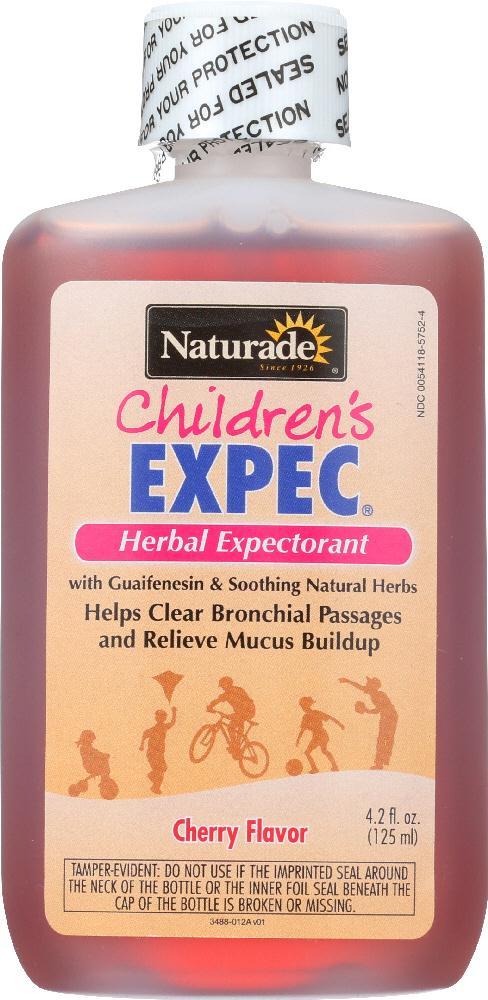 Naturade: Childrens Expec Cough Syrup Cherry Flavor, 4.2 Oz