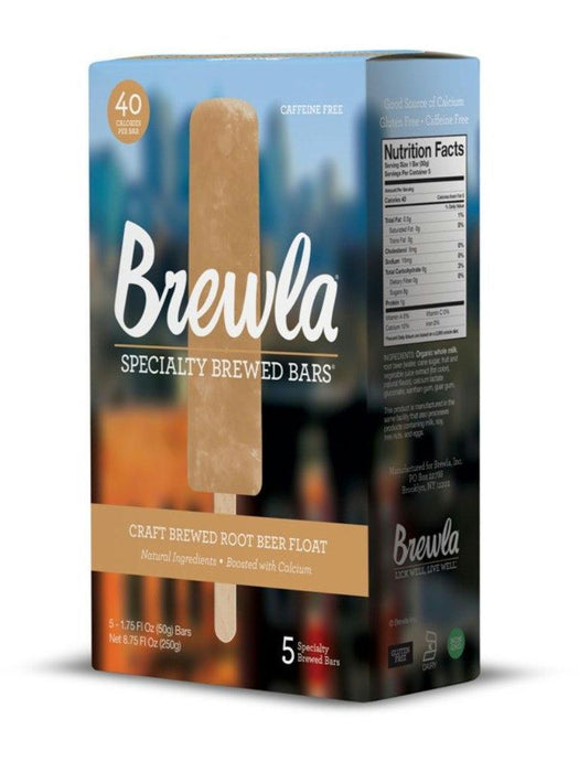 Brewla: Specialty Craft Brewed Root Beer Float 5 Packs, 8.75 Oz