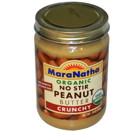 Maranatha: Organic Peanut Butter No Stir Crunchy, 16 Oz