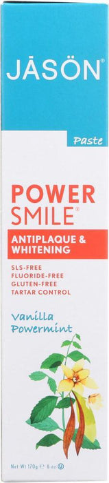 Jason: Toothpaste Powersmile Vanilla Mint. 6 Oz