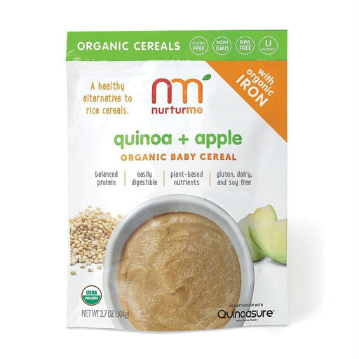 Nurturme: Organic Baby Cereal Quinoa + Apple, 3.7 Oz