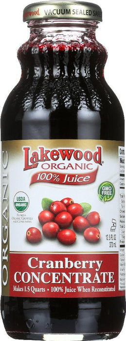 Lakewood: Organic Cranberry Concentrate Juice, 12.5 Oz