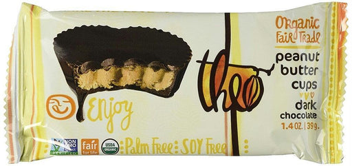 Theo Chocolate: Dark Chocolate Peanut Butter Cups, 1.3 Oz