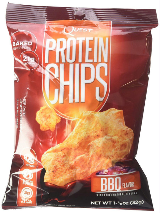 Quest: Protein Chips Baked Never Fried Bbq Flavor Gluten-free, 1.13 Oz