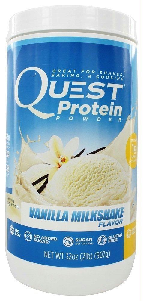 Quest Nutrition: Protein Powder Vanilla Milkshake No Soy Gluten Free, 2 Lb