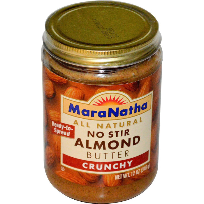 Maranatha: No Stir Almond Butter Crunchy, 12 Oz