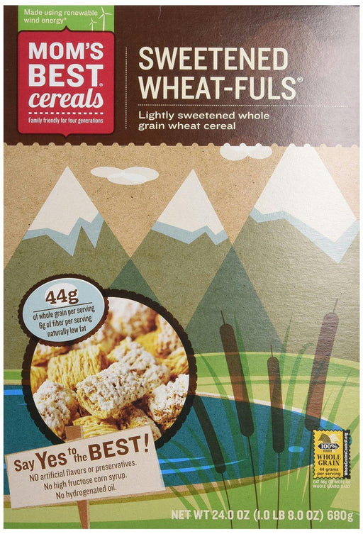 Moms Best: Sweetened Wheat-fuls Whole Grain Cereal, 24 Oz